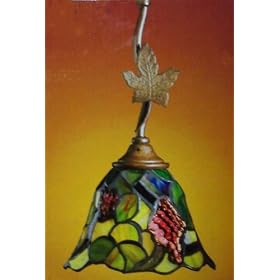 ABC Products Portfolio ~ Mini Pendant Light with (Tiffany Style Shade) by
