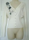 Fragile Maternity Flower Cardigan Medium 12