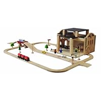 PlanToys Road and Rail Play Set - Railway Station