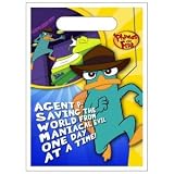 Phineas and Ferb Treat Bags (8) Party Supplies