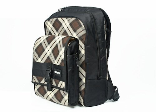 Speck AftPack Notebook Backpack for Laptops up to 17 Inches - Coffee House Brown Plaid (NBAG-AFT15-PLDBRN)