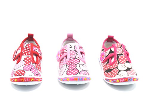 EASY21 Baby Toddler Girl Lacy Velcro Fashion Sneakers