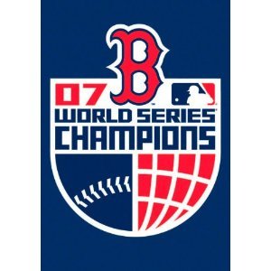 Boston Red Sox 2007 World Series Champs 15x10 1/2 Garden/Window Flag