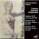 Mozart - Symphony (Overture) No. 32, 35, 36 - Saulius Sondeckis