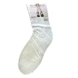 Music Legs Lacy Ankle Socks - WHITE