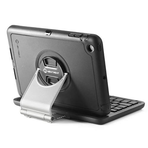 New Trent Airbender Mini - Rugged: Water Resistant, Dirt and Shockproof Wireless Bluetooth iPad Mini Keyboard case (upgraded version: fit Mini retina)