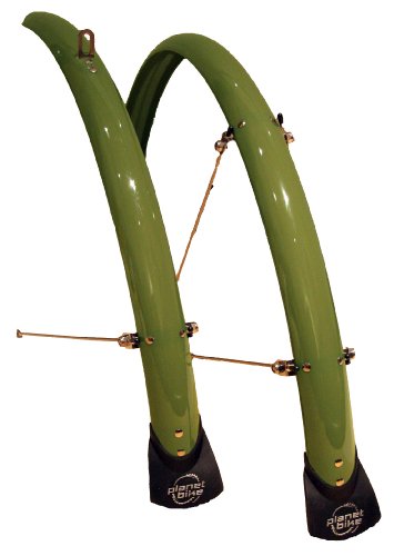 Planet Bike Hardcore Road 35mm Fender, Olive Green