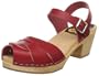 Swedish Hasbeens Women's Peep Toe High Clog