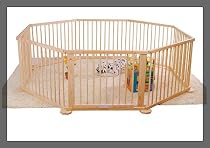 Aosom Baby Kids Wooden Playpen Room Divider 8 Panel
From Aosom
