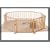 Aosom Baby Kids Wooden Playpen Room Divider 8 Panel