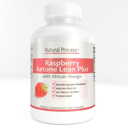 Raspberry Ketone Lean Plus 1200mg Natural Weight Loss Supplement - Regulates Metabolism Helps Burn Body Fat with African Mango & Green Tea Extract 100% Satisfaction Money Back Guarantee