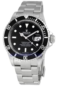 Rolex Submariner Black Index Dial Oyster Bracelet Stainless Steel Mens Watch 16610BKSO