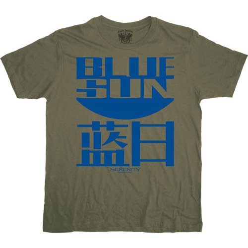Joss Whedon Serenity Blue Sun Logo Mens T-Shirt