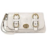 AUTHENTIC COACH LEGACY PARCHMENT LEATHER WRISTLET 41833