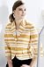 Cotton Rich Single Breasted Stripe Jacket