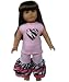 New Pink Zebra Outfit fits AMERICAN GIRL DOLL clothes