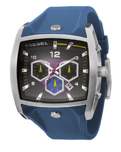 Diesel Analog Collection Black Dial Men's Watch (blue band)