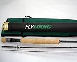 Fly Logic Optimum Plus Fly Fishing Rod FLO+ 939/3 9' 3 #9 Weight 3 Piece Flyrod with Tube and Sock