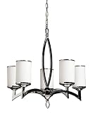 Artcraft Lighting AC1405 Saturn 5-Lite Chandelier, Polished Chrome