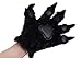 Hongyu Fashion Warm Adorable Unisex Plush Fancy Party Kigurumi Pet Panda Bear Cat Cartoon Animal Paw Claw Hand Gloves Women Men Black