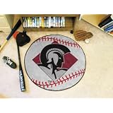 Arkansas Little Rock UALR Trojans BASEBALL-SHAPED AREA WELCOME BATH MAT RUG by 1stDownShop