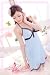 Sleepwear Woman Blue Lingerie Teddy Sexy Babydoll Nightwear Long Robe Soft Nightie Small Medium