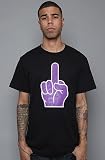 Freshjive The Finger Tee in Black,T-shirts for Men