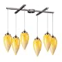 Elk Lighting 503-6YW chandelier from Lacrima collection
