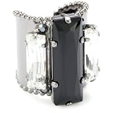 Sorrelli Midnight Moon Crystal Baguette Trio R