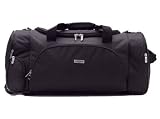 UMBRO Trolley Sport und Reisetasche Sporttasche mit 2 Rollen schwarz