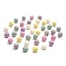 Glaciart One Pom Pom Garland - Wool Felt Ball Garland - 12 Feet, 40 Balls, 6 Pastel Colors, Pom Pom Decorations, Nursery Decor, Bunting, Birthday Party Decorations, Carnival, Photo Prop