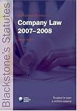 Statutes on Company Law 2007-2008 (Blackstone s Statute Book)