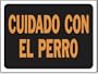 Hy-ko Spanish Sign 9 X 12