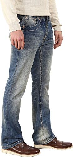 Antique Rivet Men's Bootcut Jeans in Seth Seth Jeans 34 X 32