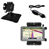 Garmin Nuvi 260W Auto Bean Bag Dash Holder with Car Charger - Uses Gomadic TipExchange