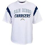 Men's San Diego Chargers S/S White 'Team Standings' Tshirt