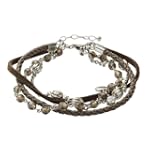 Fossil Damen-Armband Mix Material 19+...