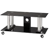 Hama - 83716 - Meuble pour Ecran plat 42'' - Charge maxi 70 kg - Aluminium/Argent/Verre noir