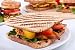 Wallmonkeys Peel and Stick Wall Decals - Four Grilled Chicken Sandwiches - Removable Graphic