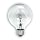 GE Lighting 31109 40-Watt Crystal Clear G25 Vanity Globe Light Bulb, 2-Pack