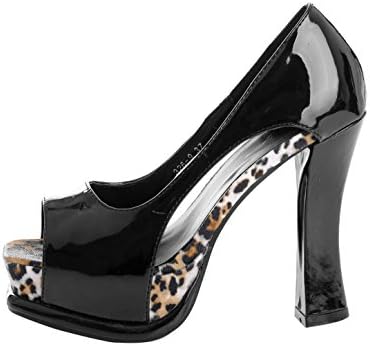 G Antini Ladies Cut Out Peep Toe Cut Out Design High Heeled Pumps