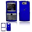 Dark Blue Rybber Feel Snap-On Cover Hard Case Cell Phone Protector for Samsung Epix i907