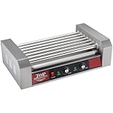 Great Northern Commercial Quality 18 Hot Dog and 7 Roller Grilling Machine, 1400-Watt