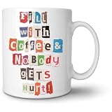 Fred & Friends MiXeD MeSsaGEs Do It Yourself Ransome Note Mug