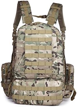 MULTI CAMO Military Style, MOLLE Compatible 3 Day Operator's Pack. Large Tactical/Assault Backpack/Bug Out Bag