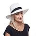 Keeneland Straw Panama Hat with Contrast Band