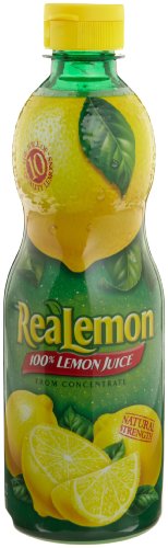 ReaLemon 100% Lemon Juice from Concentrate, 15-Ounce Squeeze Bottles (Pack of 6)
