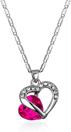 Afterglow Heart to Heart 18k Gold Filled Pendant Necklace created with Austrian Crystal Elements