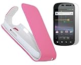 iTALKonline PINK FlipMatic Easy Clip On Vertical Cover Pouch Case with 3 La ....