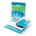 Deflecto 390201 3-Tier document organizer, desktop/wall mount, 13-3/8w x 3-1/2d x 11-1/2h, clear
